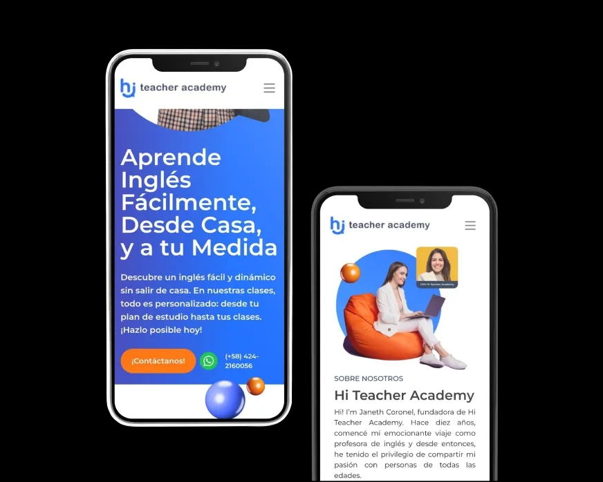 Hi teacher academy web mobile version
